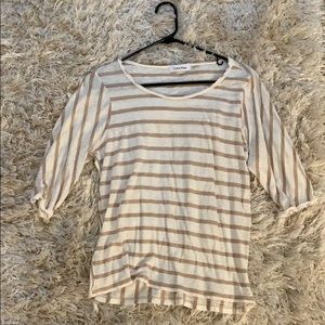 Calvin klein striped top